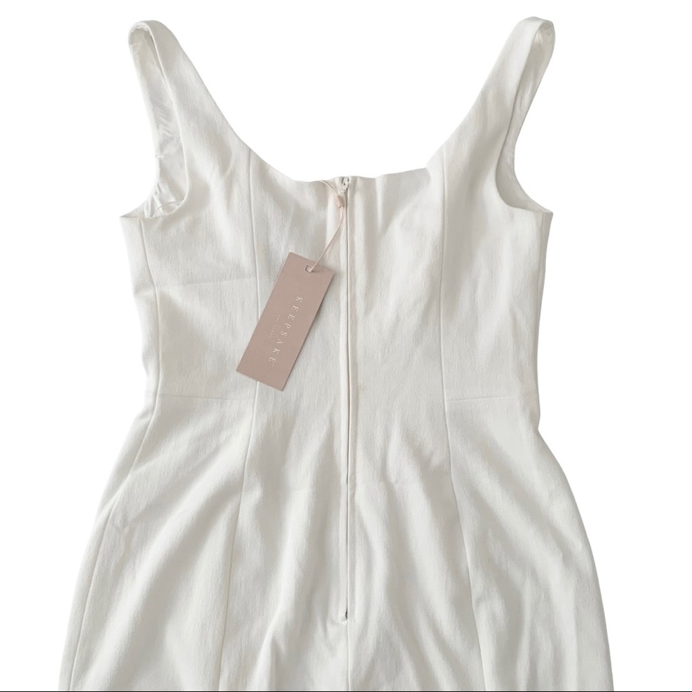 KEEPSAKE The Label Uptown Midi Dress Porcelain 6 - Picture 10 of 16